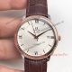 High Quality Omega De Ville Co-Axial White Dial Brown Leather Band Watch 39.5mm  (1)_th.jpg